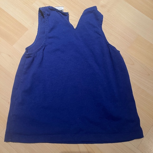 Little Marc Jacobs Blue Contrast Stitch Tank Top - Picture 3 of 4